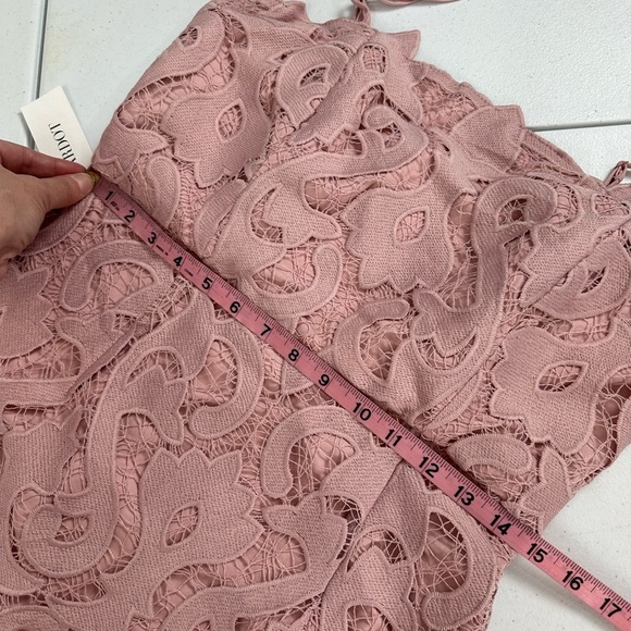 NWT Bardot Lina Lace Dress In Pink Rose - Picture 7 of 16
